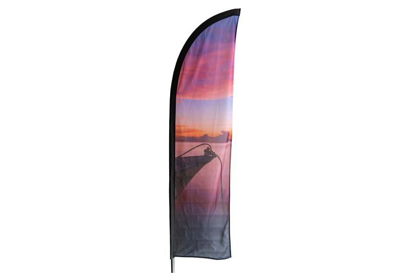 Beachflag Recht ( aluminium )