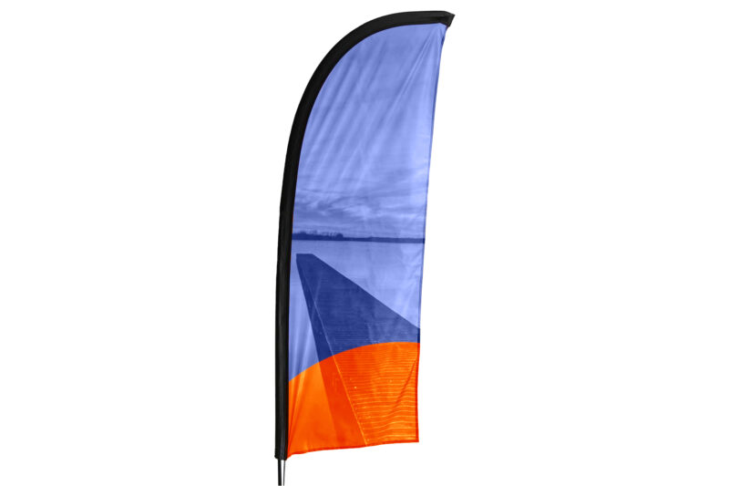 Beachflag Recht ( Fiberglass )