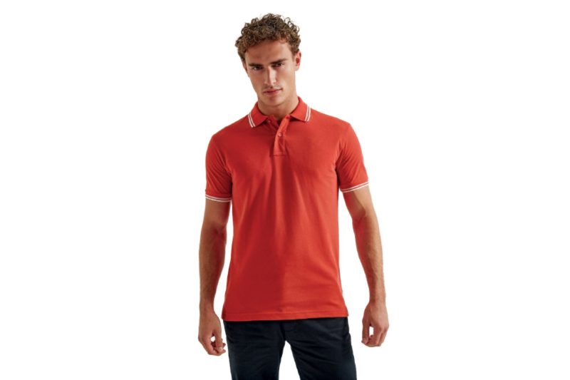 Asquit & Fox AQ011 Men’s classic fit tipped polo
