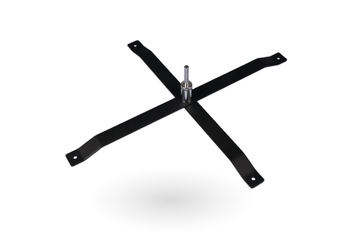 Kruisvoet beachflag (voor aluminium stokken)